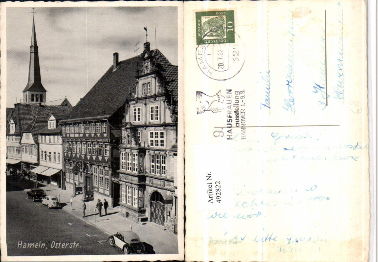 492822,Hameln Osterstraße Kirchenturm