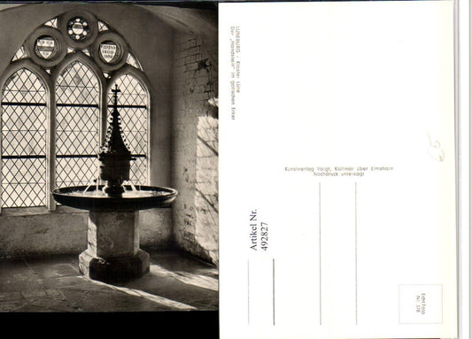 492827,Lüneburg Kloster Lüne Handstein Brunnen