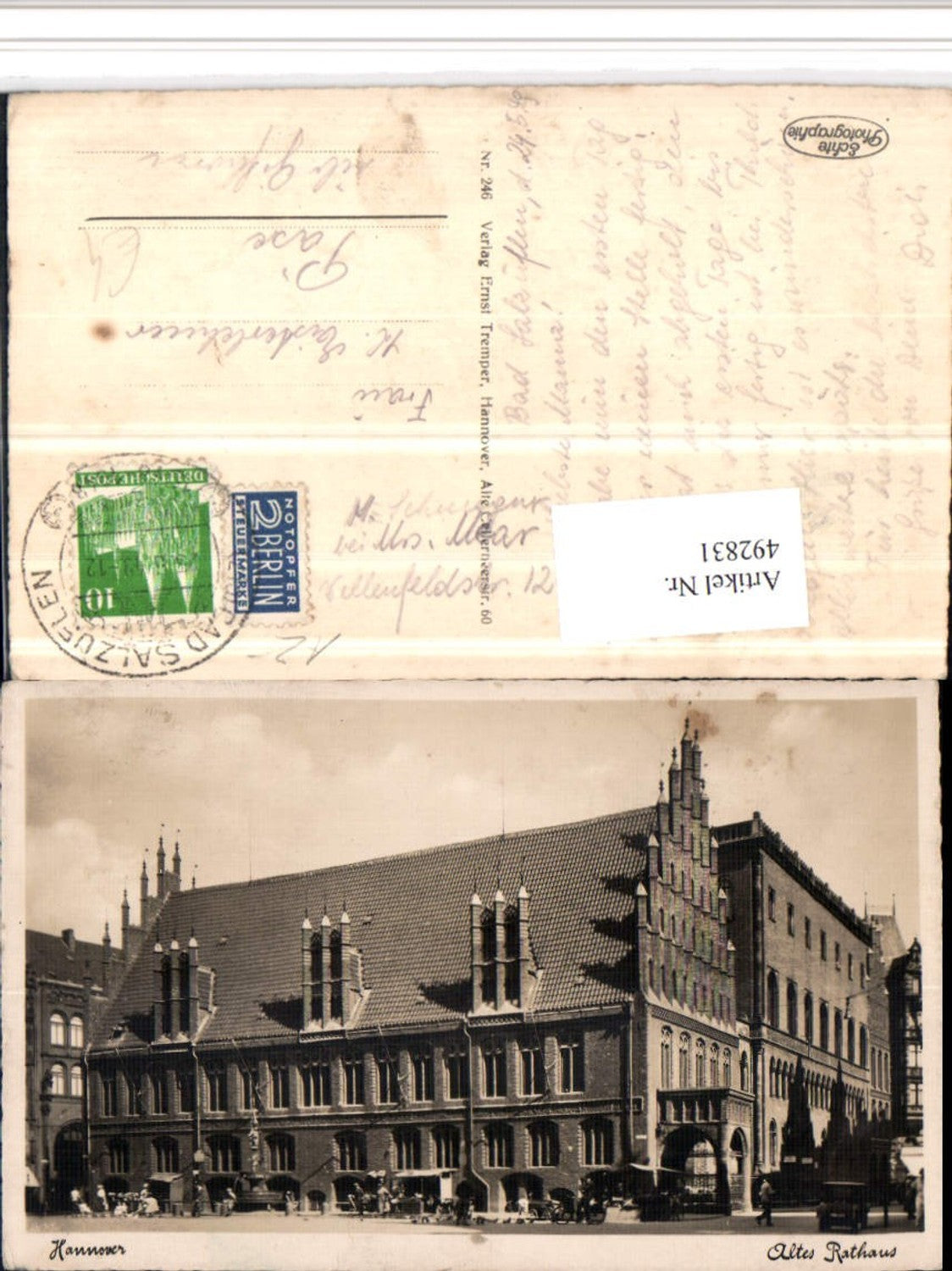 492831,Hannover Altes Rathaus