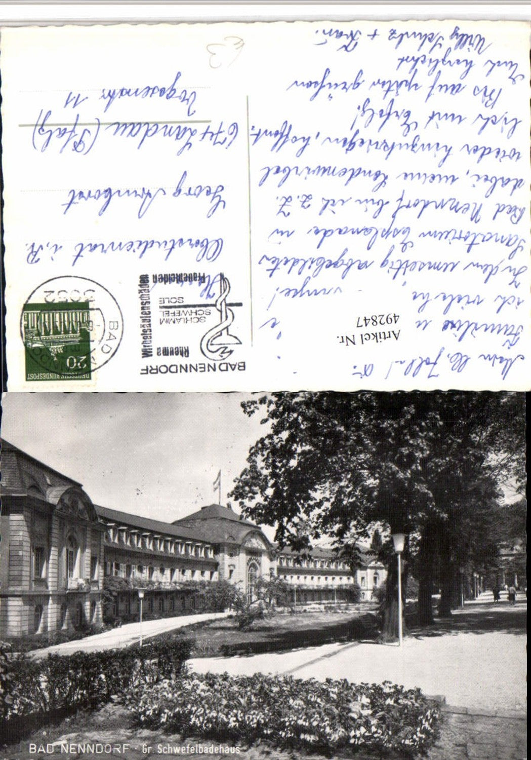 492847,Bad Nenndorf Schwefelbadehaus Gebäude