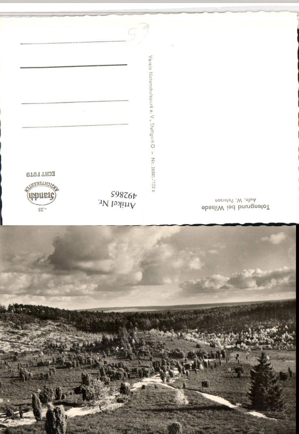 492865,Totengrund b. Wilsede Landschaft