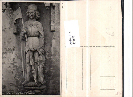 492873,Xanten am Rhein St. Victor Statue