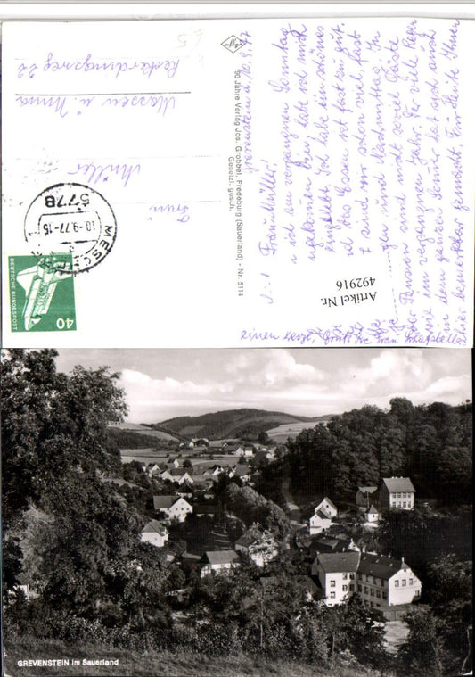 492916,Grevenstein im Sauerland b. Meschede Teilansicht