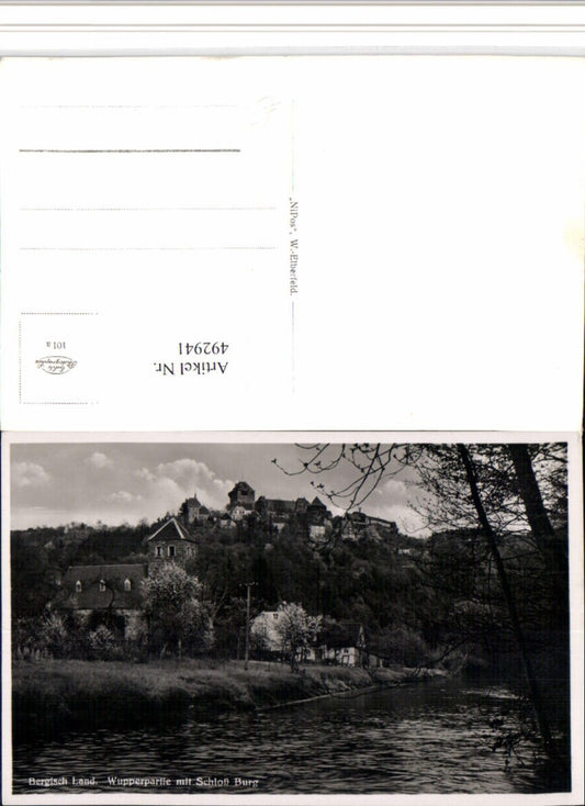 492941,Wupperpartie m. Schloss Burg b. Solingen