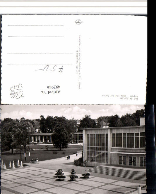 492946,Bad Salzuflen Kurpark Blick von d. Saline