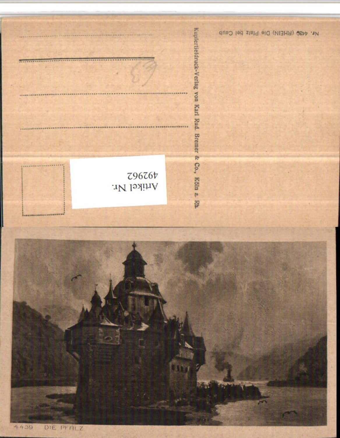 492962,Burg Pfalzgrafenstein Pfalz b. Kaub am Rhein