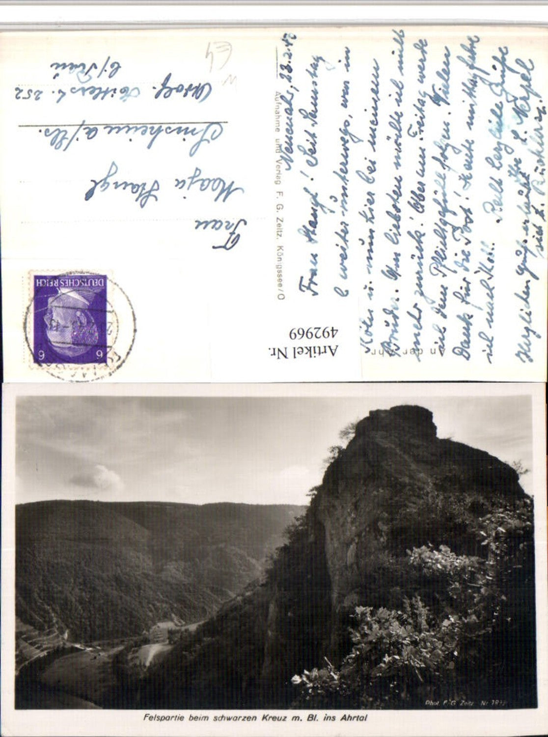 492969,Felspartie beim schwarzen Kreuz m. Blick ins Ahrtal