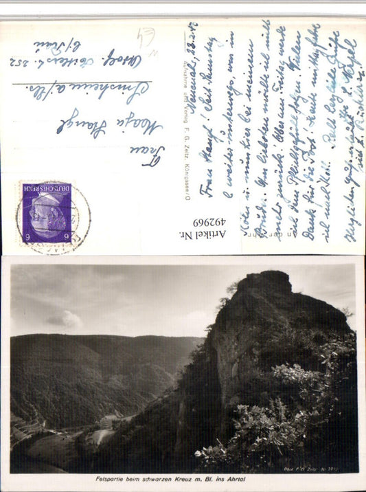 492969,Felspartie beim schwarzen Kreuz m. Blick ins Ahrtal