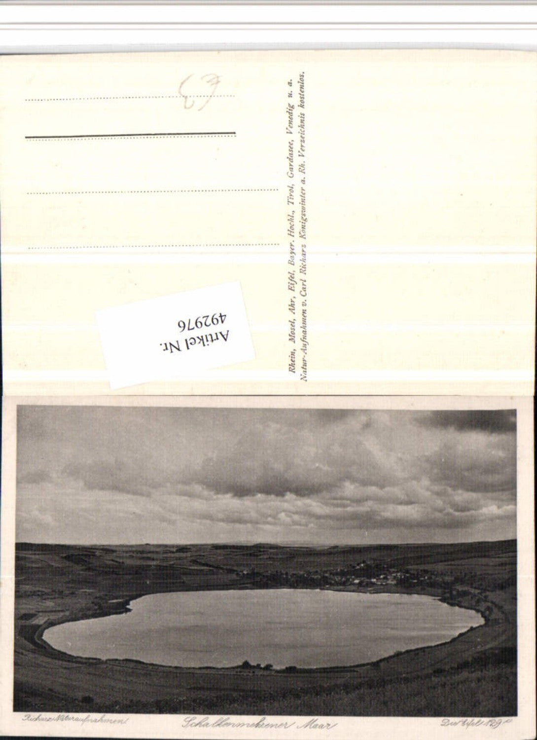 492976,Schalkenmehrener Maar b. Daun in d. Eifel