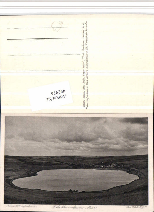 492976,Schalkenmehrener Maar b. Daun in d. Eifel