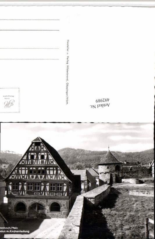 492989,Dörrenbach Rathaus m. Kirchenfestung