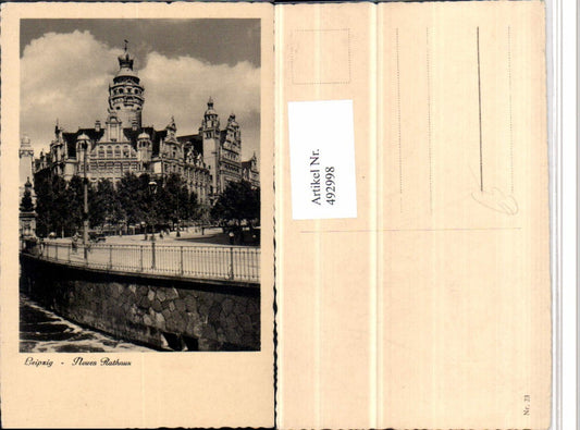 492998,Leipzig Rathaus