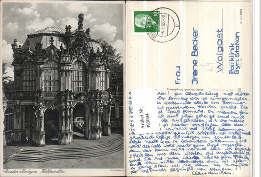 493004,Dresden Zwinger Wallpavillon
