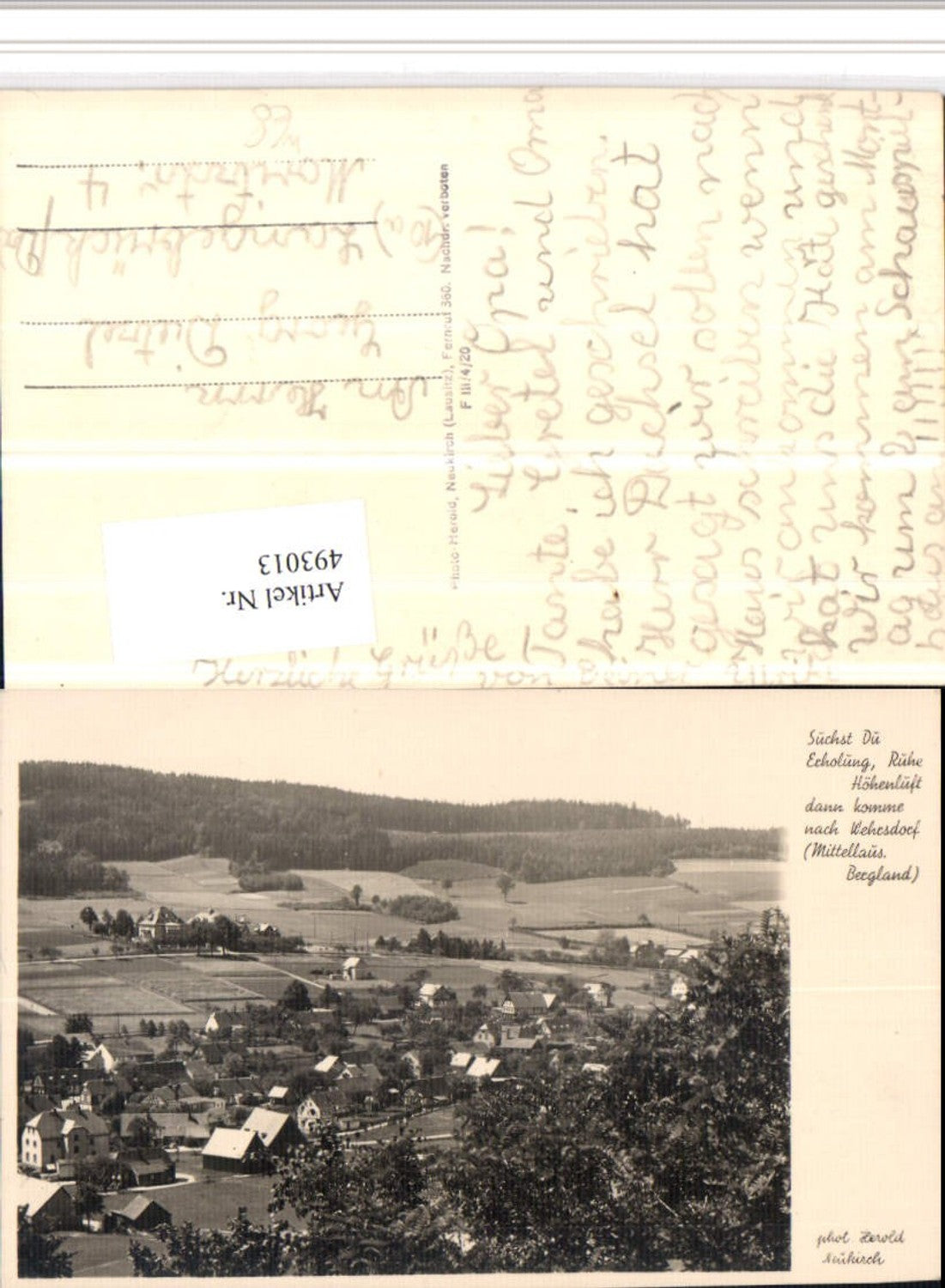 493013,Wehrsdorf b. Sohland an der Spree Teilansicht