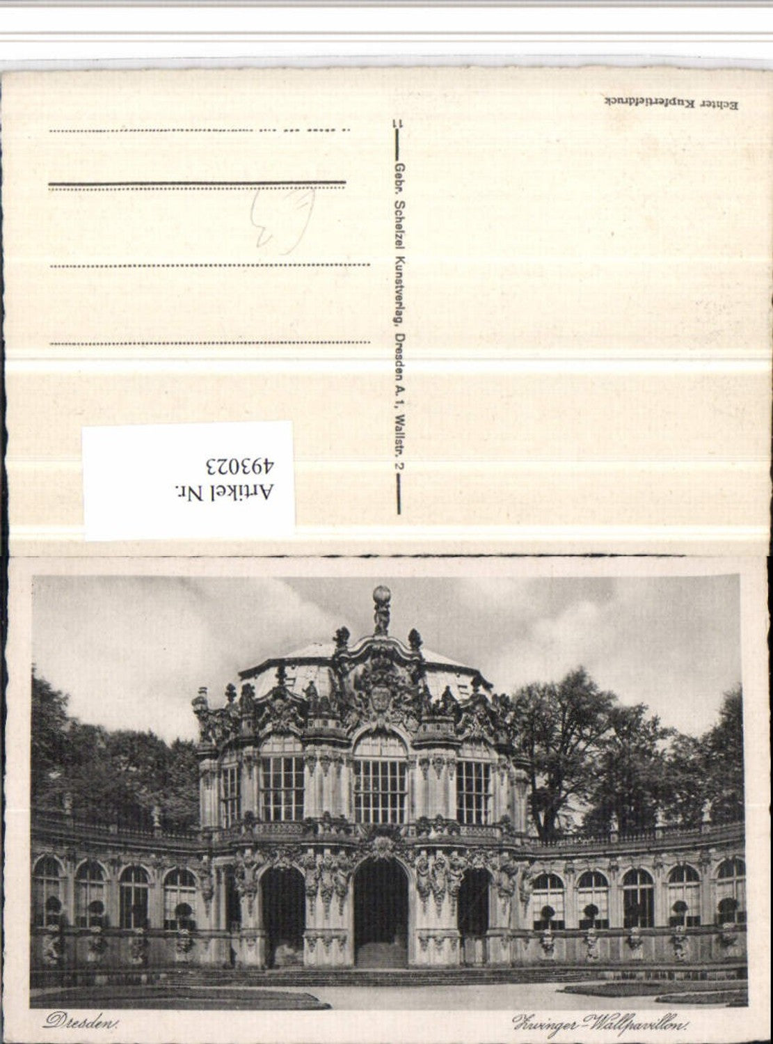 493023, Dresden Zwinger Wall Pavilion