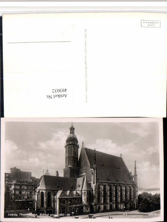 493032,Leipzig Thomaskirche Kirche