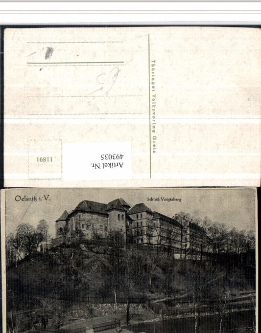 493035,Oelsnitz im Vogtland Schloss Voigtsberg