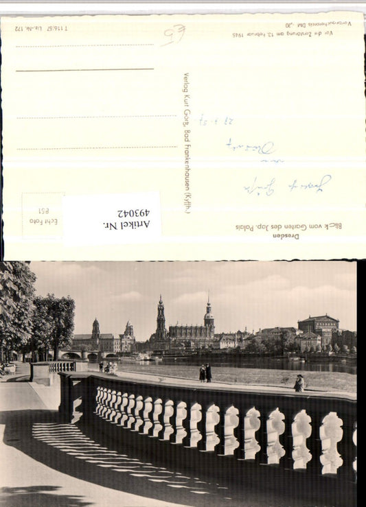493042,Dresden Blick vom Garten des Japanischen Palais