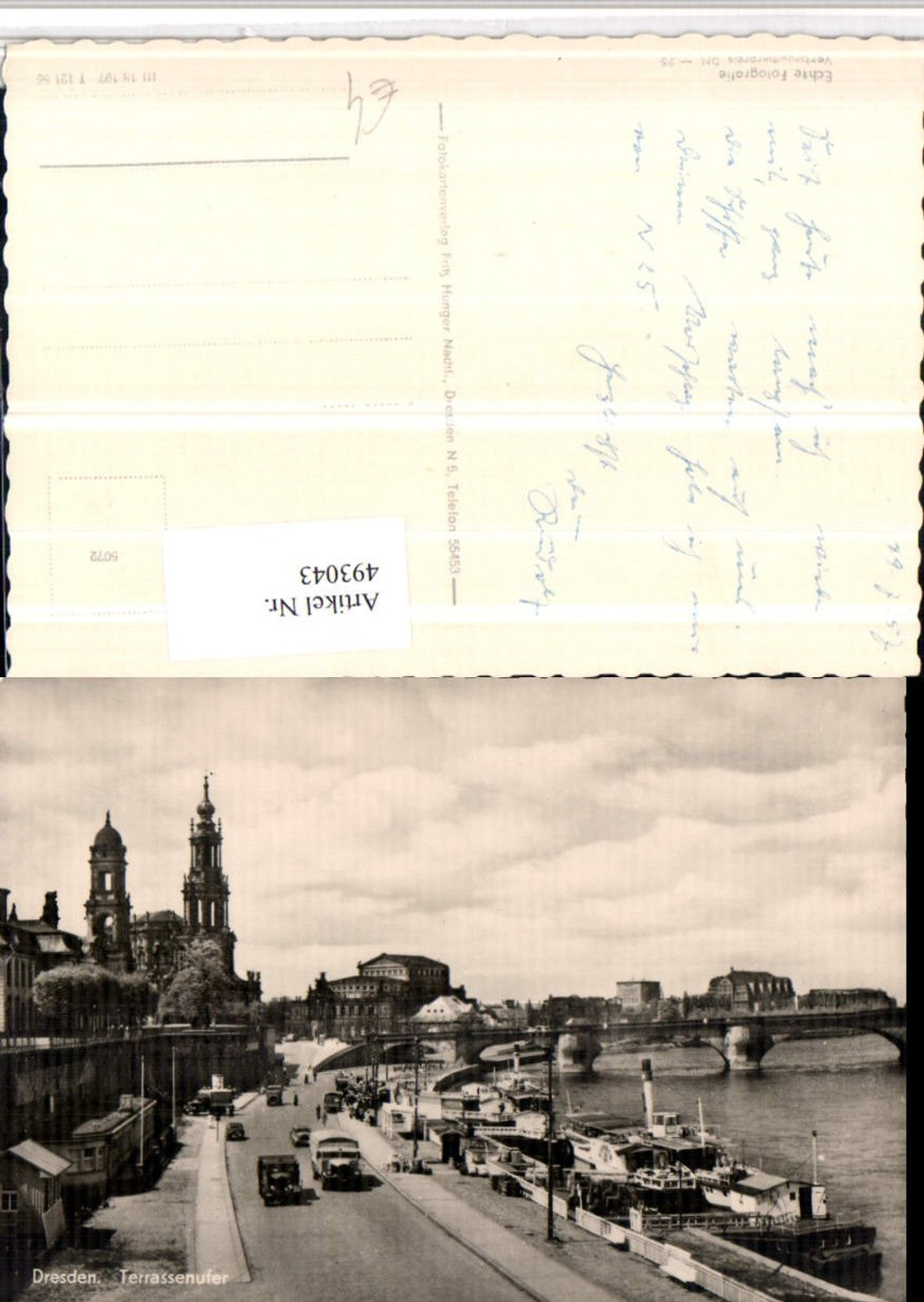493043,Dresden Terrassenufer Teilansicht Brücke
