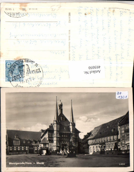 493050,Wernigerode im Harz Markt Rathaus