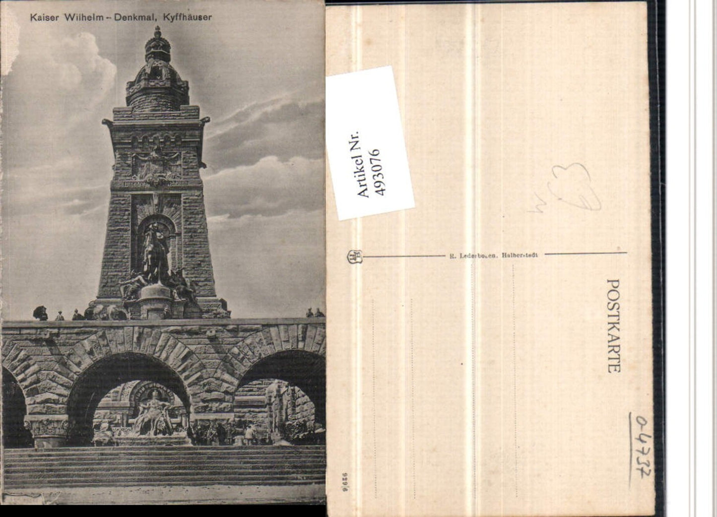 493076,Kyffhäsuer b. Bad Frankenhausen Kaiser-Wilhelm-Denkmal