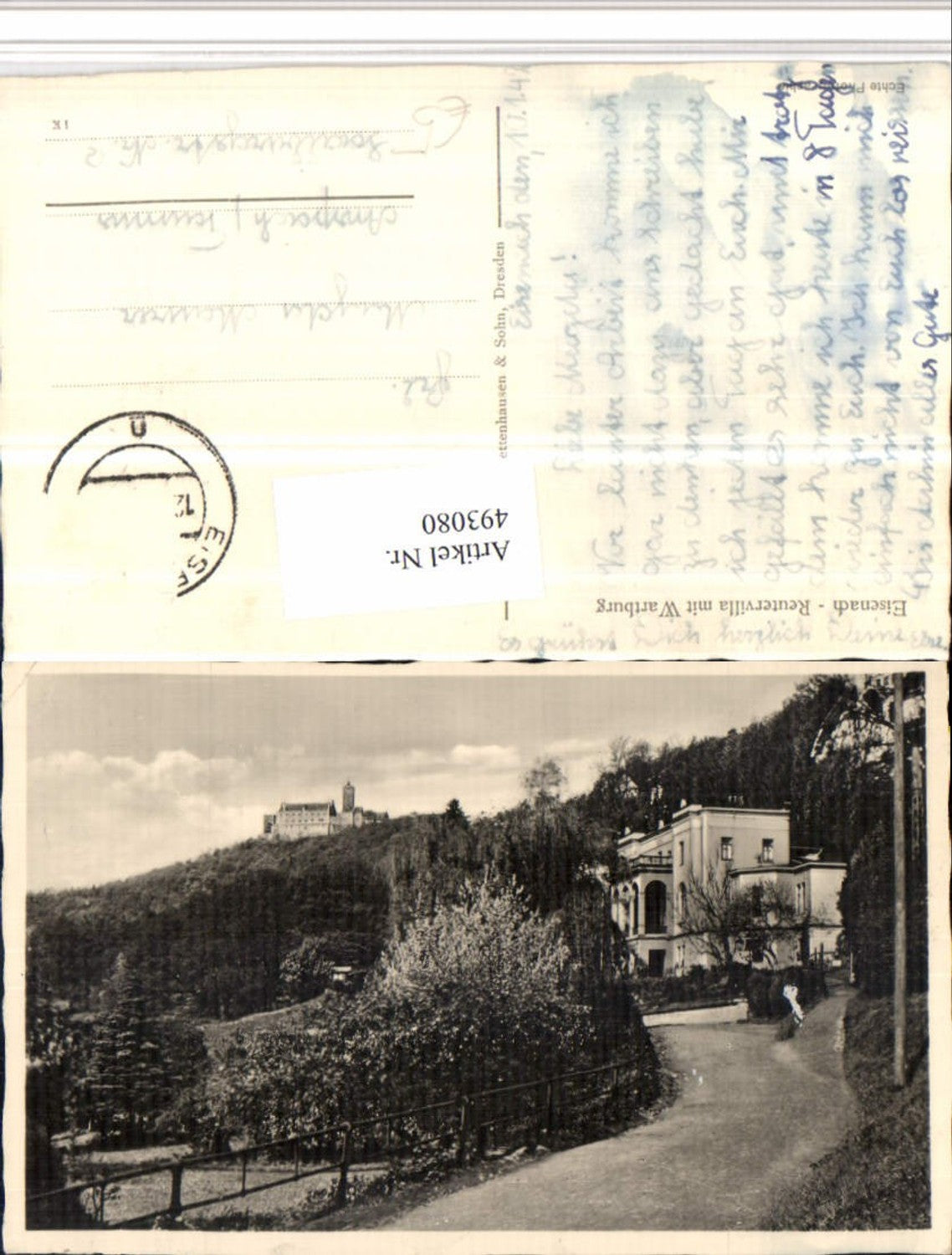 493080, Eisenach Reutervilla with Wartburg Castle