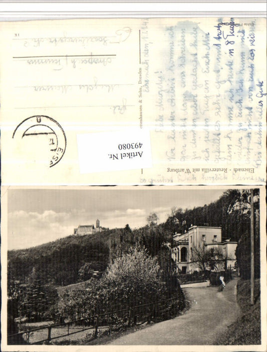 493080, Eisenach Reutervilla with Wartburg Castle
