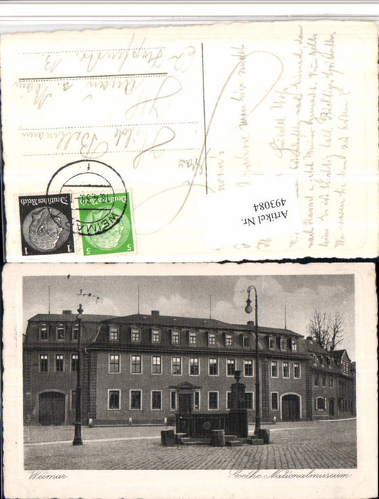 493084,Weimar Goethe Nationalmuseum Brunnen