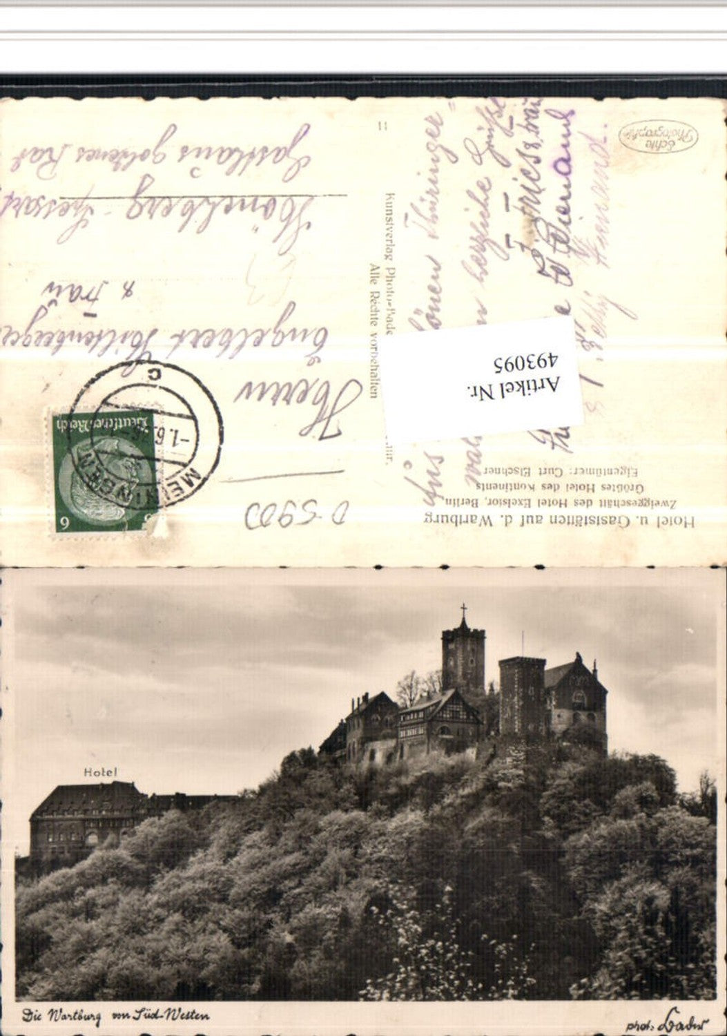 493095,Eisenach Wartburg Burg Hotel