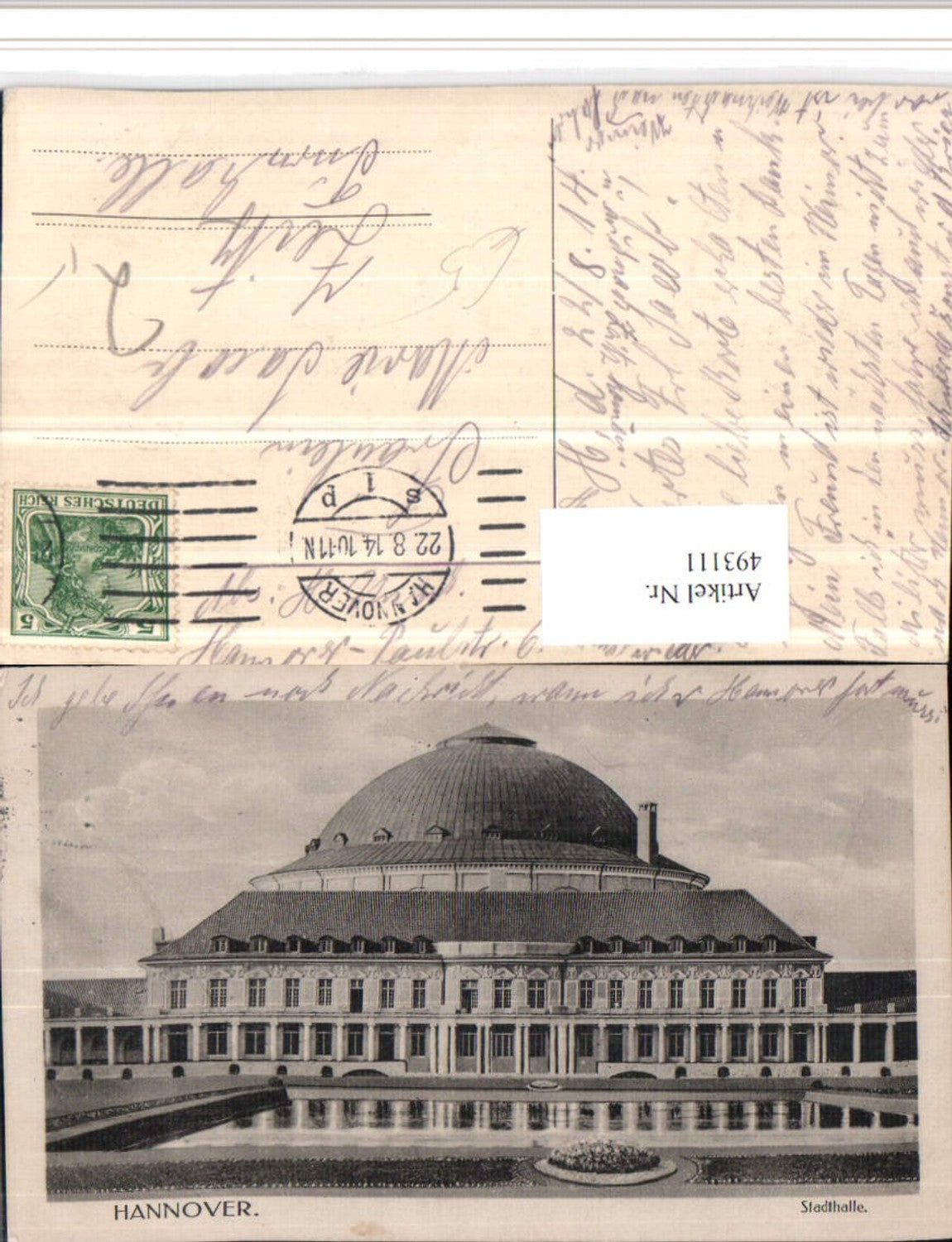 493111,Hannover Stadthalle Gebäude