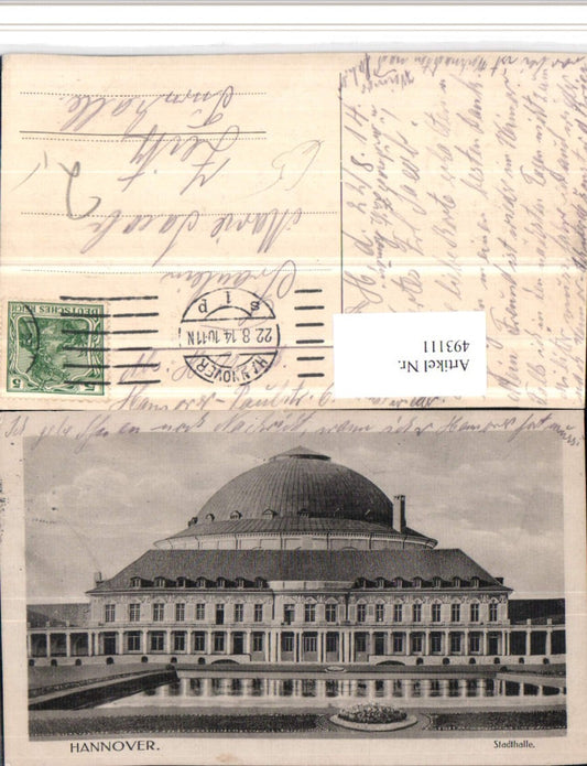 493111,Hannover Stadthalle Gebäude