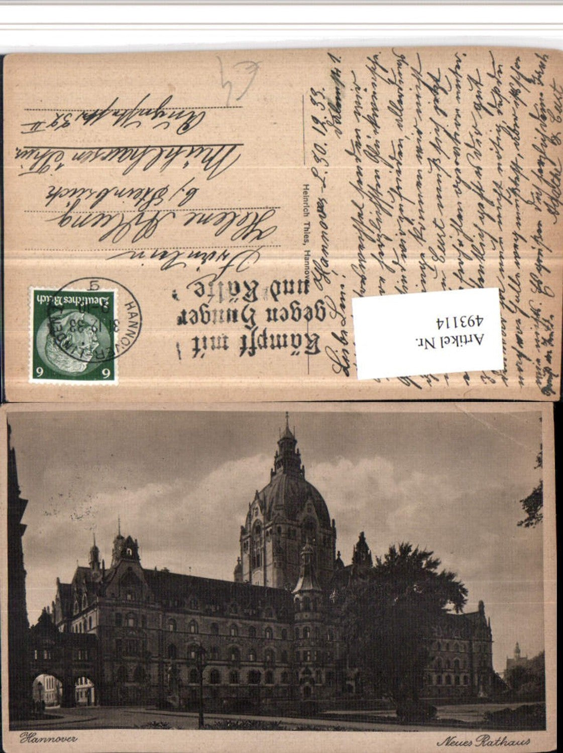 493114,Hannover Rathaus Gebäude