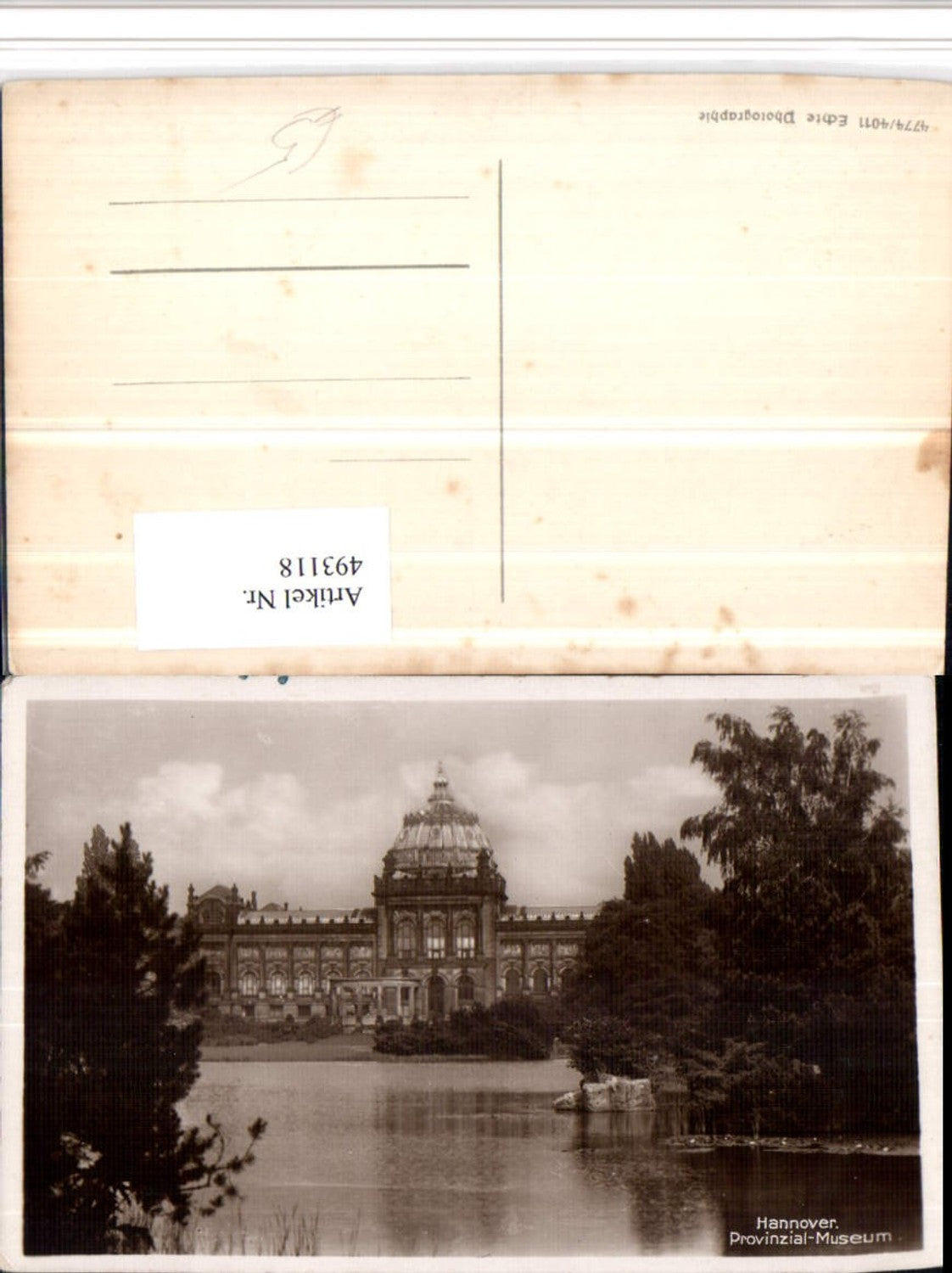 493118,Hannover Provinzial-Museum Gebäude