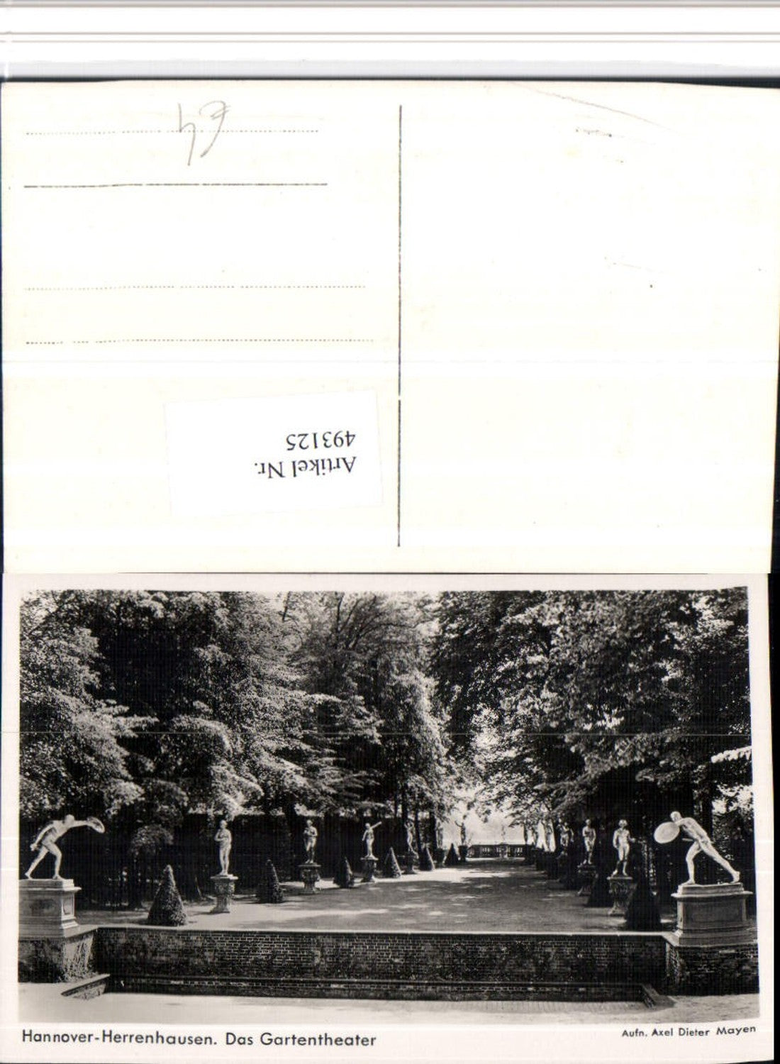 493125,Hannover Herrenhausen Gartentheater Figuren