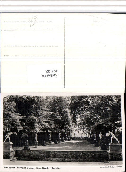 493125,Hannover Herrenhausen Gartentheater Figuren