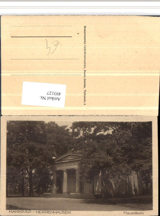 493127,Hannover Herrenhausen Mausoleum