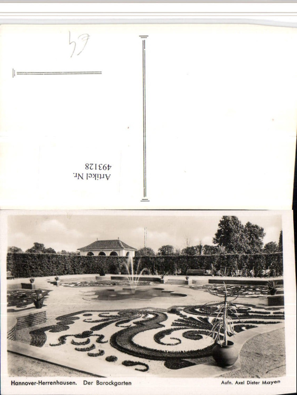 493128,Hannover Herrenhausen Barockgarten Brunnen