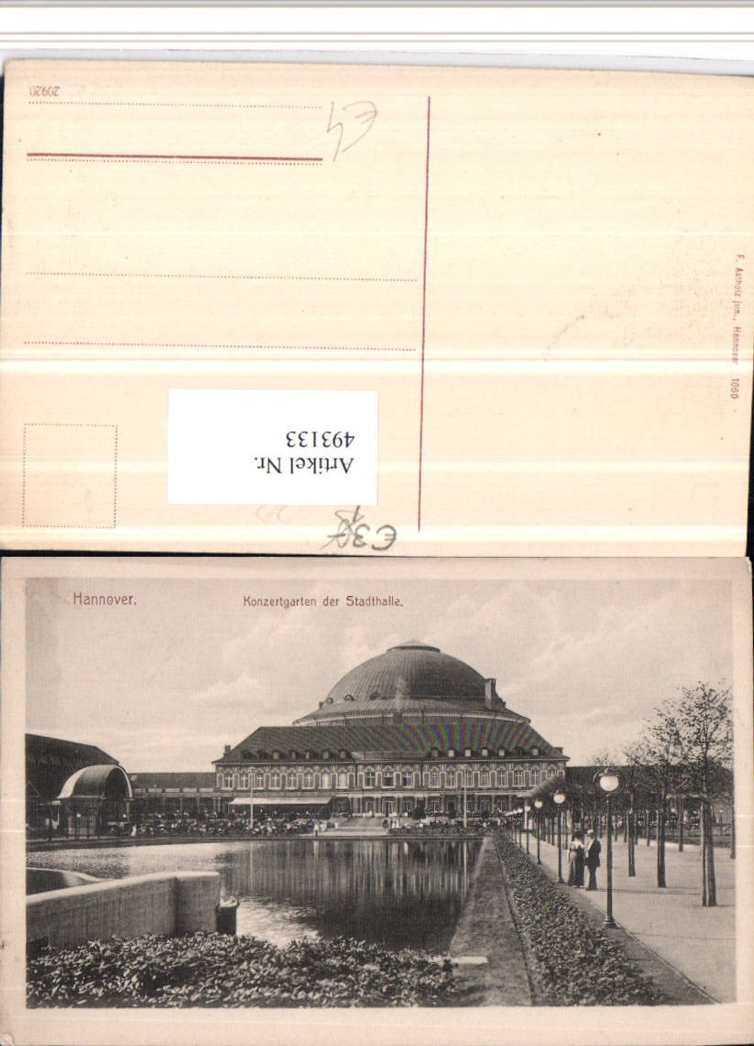 493133,Hannover Konzertgarten der Stadthalle Gebäude