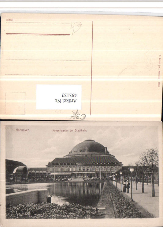 493133,Hannover Konzertgarten der Stadthalle Gebäude