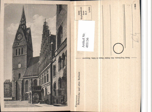 493136,Hannover Marktkirche u. Altes Rathaus