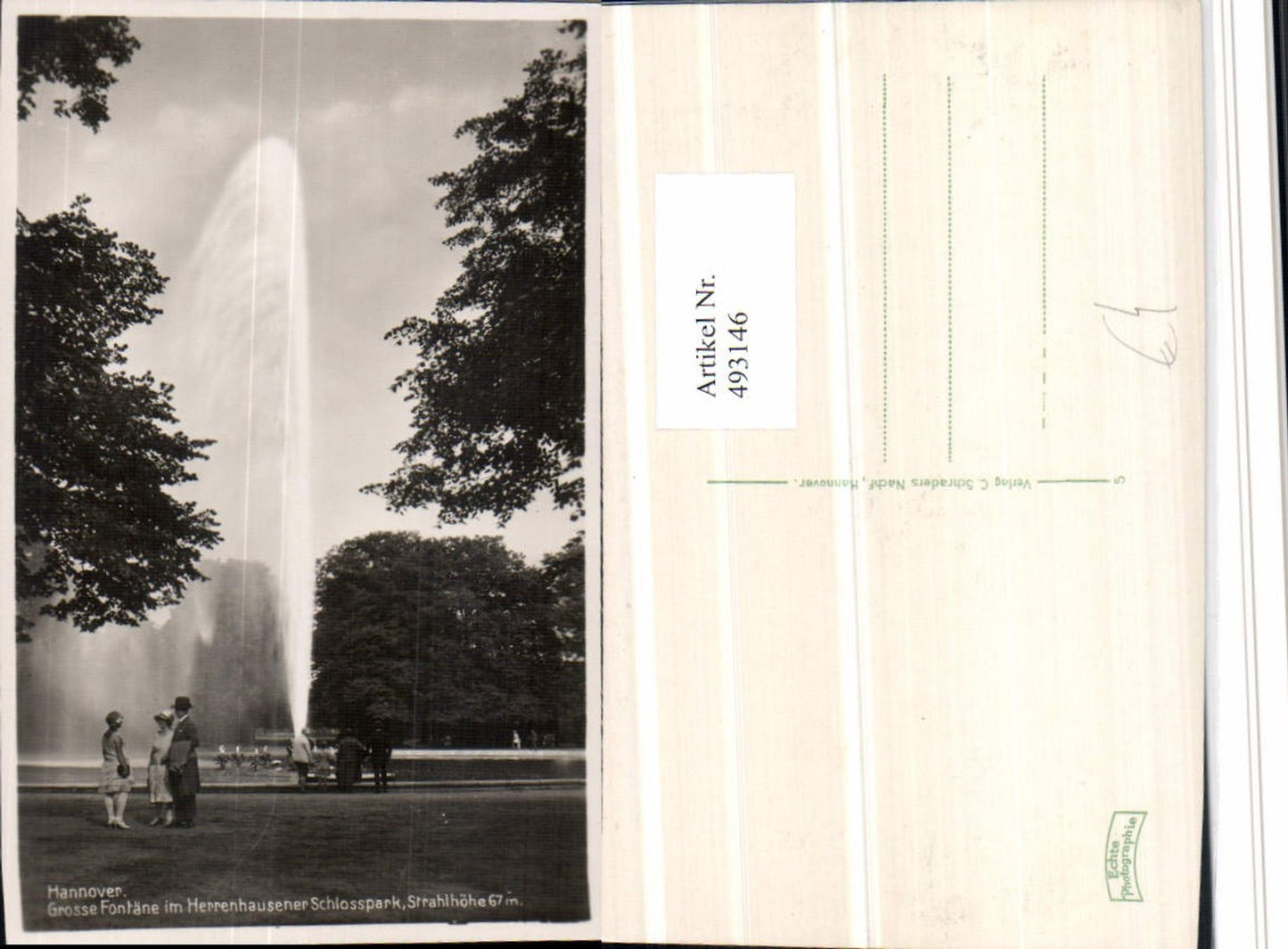 493146,Hannover Herrenhausen Schlosspark Große Fontäne