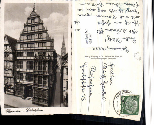 493147,Hannover Leibnizhaus Haus Gebäude