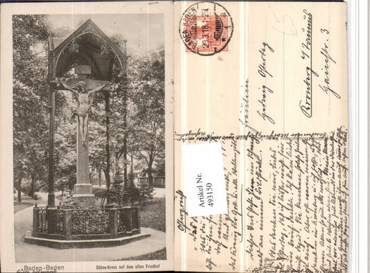 493150, Baden-Baden Penitential Cross in the old cemetery
