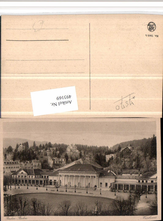 493169, Baden-Baden Kurhaus