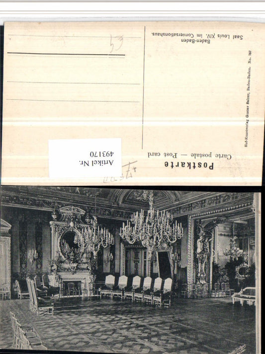 493170, Baden-Baden, Konversationshaus, Saal Louis
