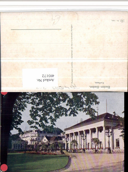 493172, Baden-Baden Kurhaus