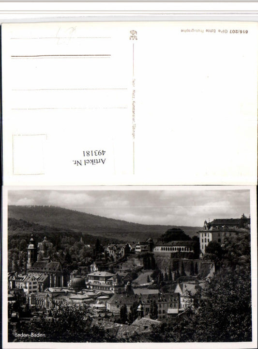493181, Baden-Baden Partial view