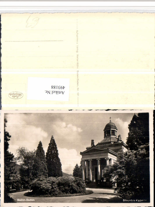 493188, Baden-Baden Stourdza Chapel Church