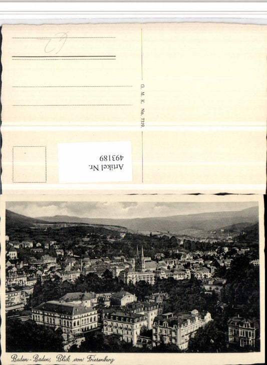 493189, Baden-Baden, view from Friesenberg