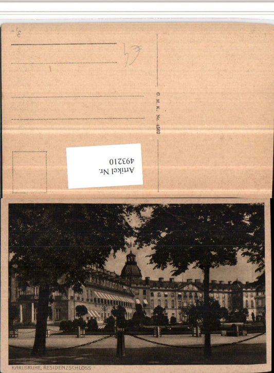 493210,Karlsruhe Residenzschloss Schloss